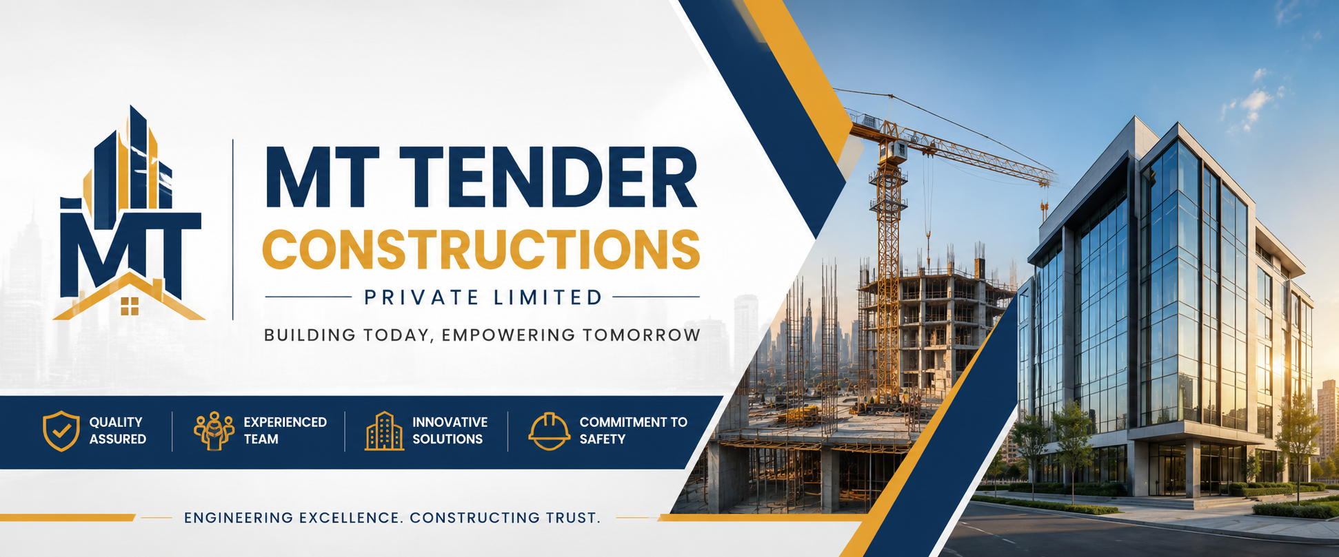 MT Tender Constructions brand banner