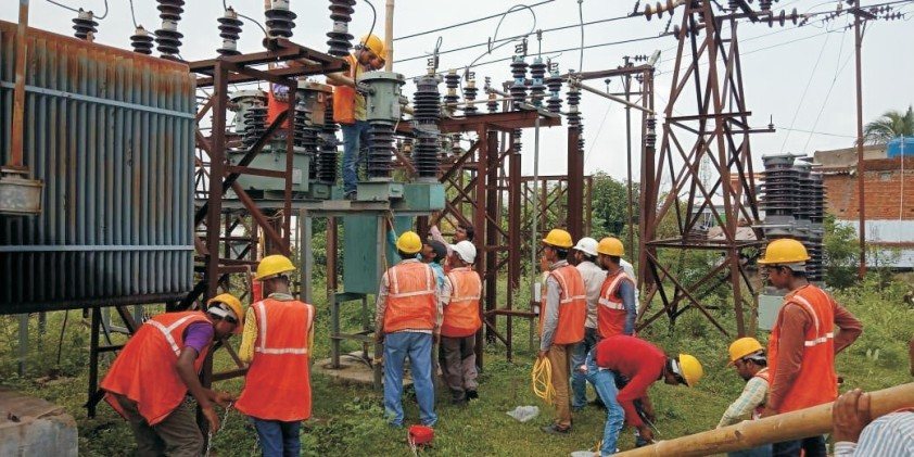 Power substation work
